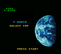 F-Mario - Galaxy Cup (super mario world hack) Title Screen